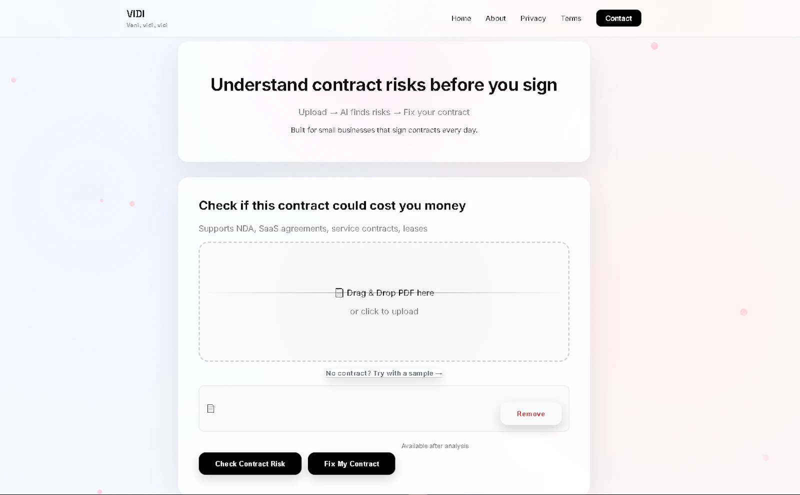 VIDI screenshot 1