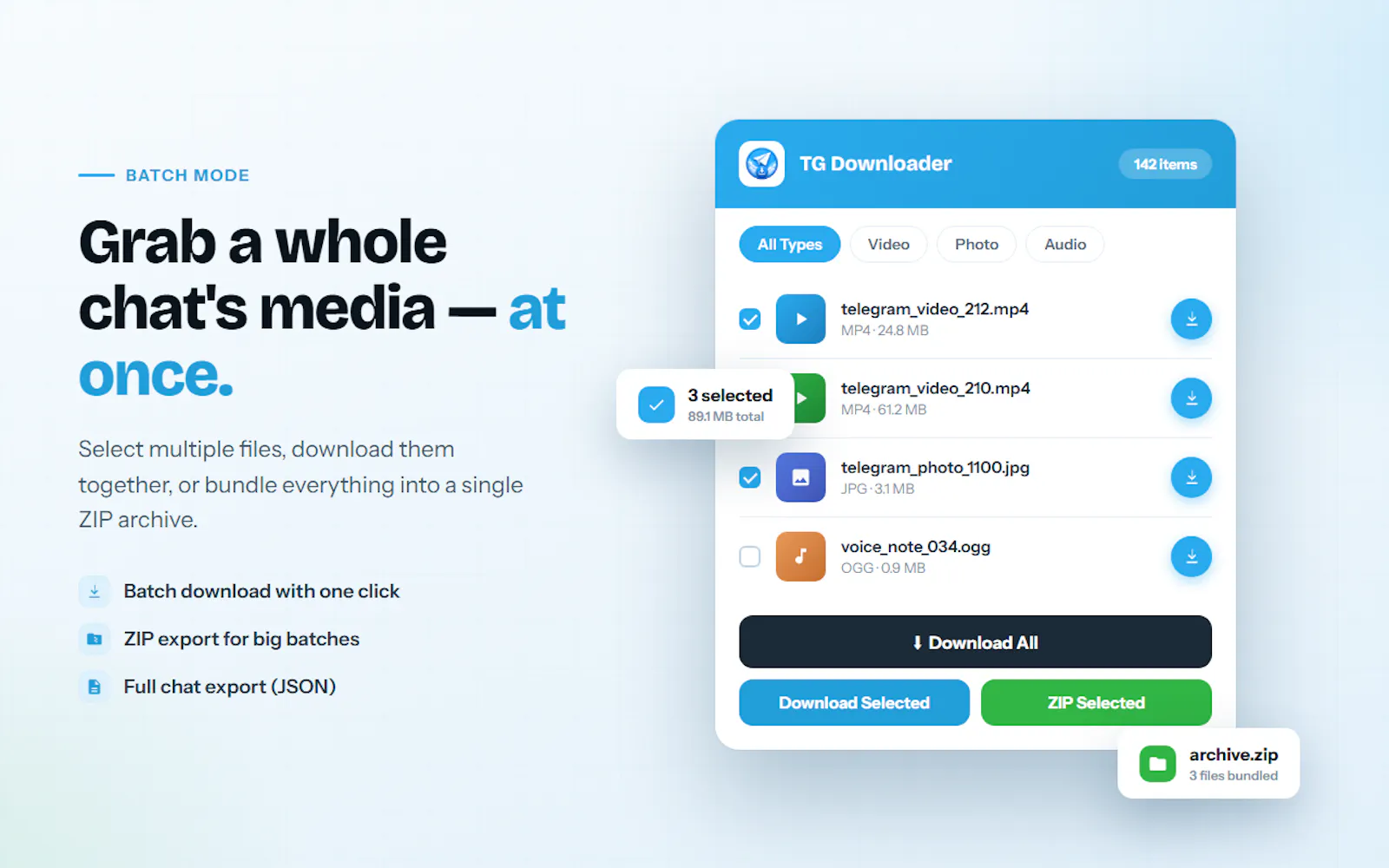 TG Downloader screenshot 3
