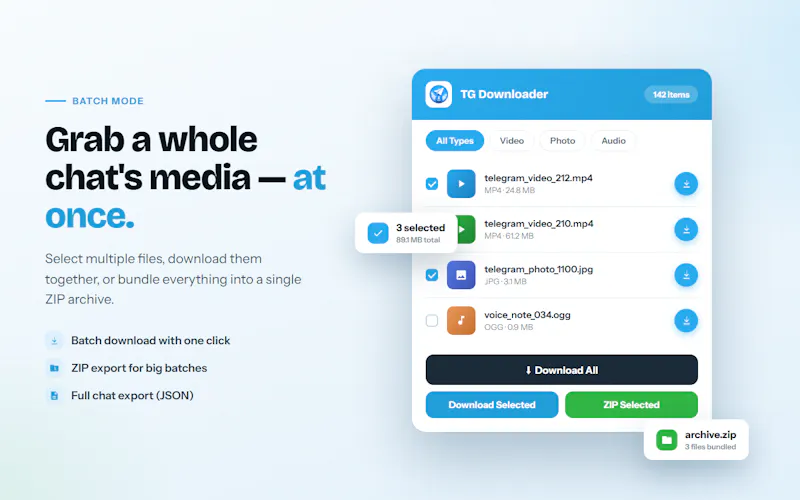 TG Downloader screenshot 3