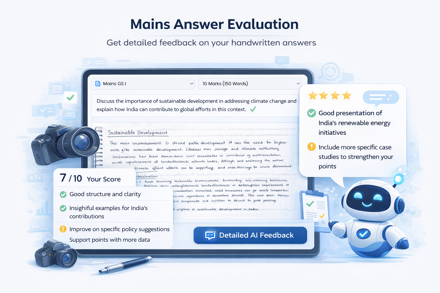 UPSC.cc - Screenshot 4 showing product features and functionality