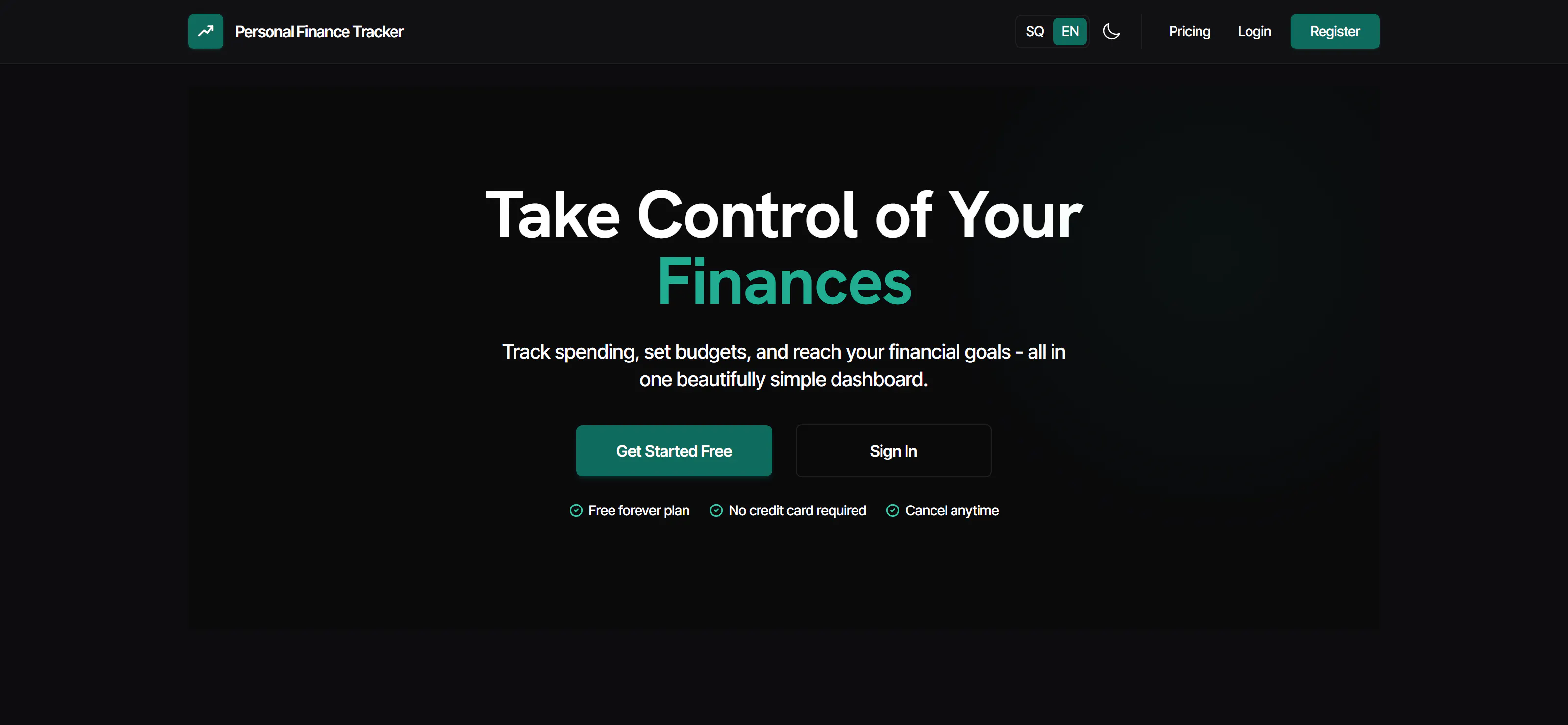 Personal Finance Tracker