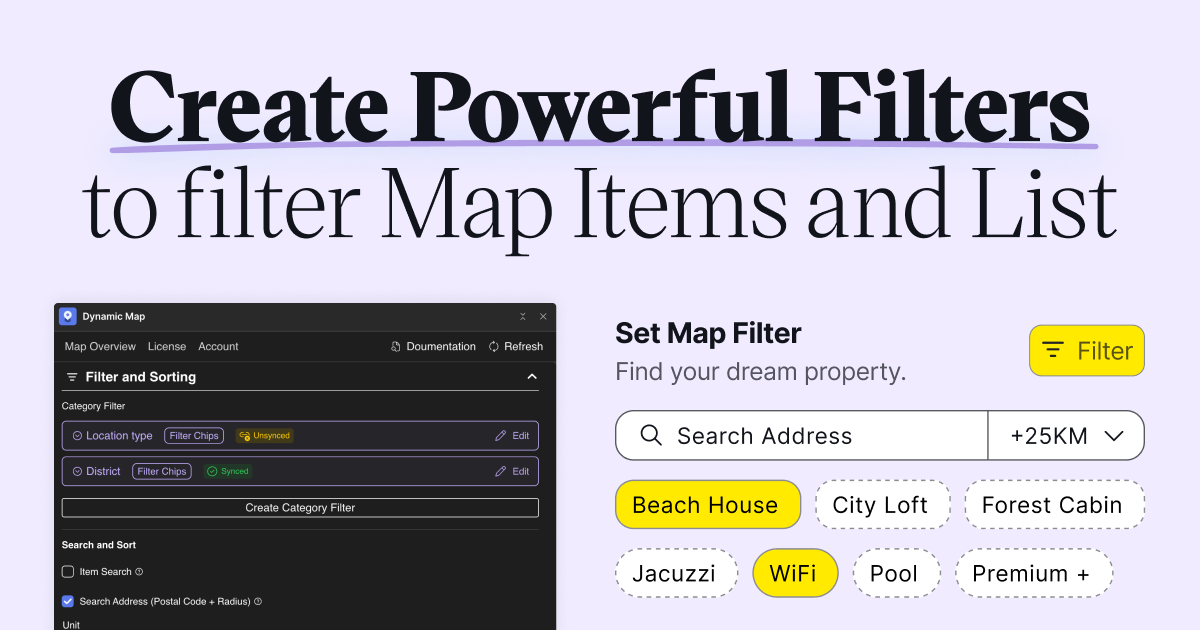 Dynamic Map for Webflow [Version 1.0] gallery image