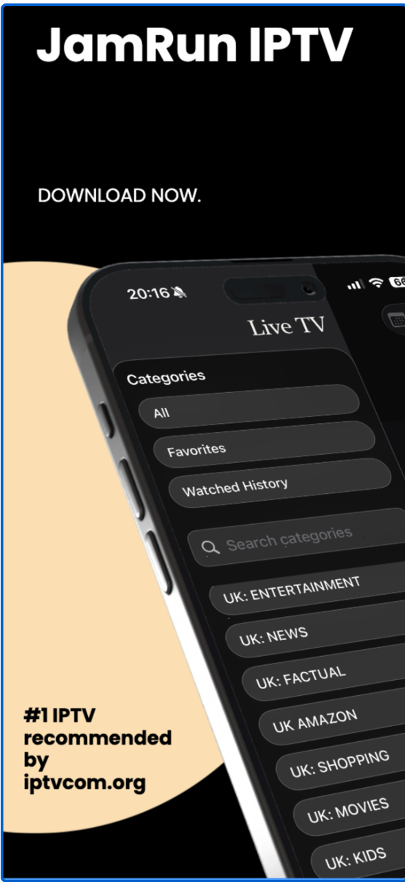JamRun IPTV gallery image