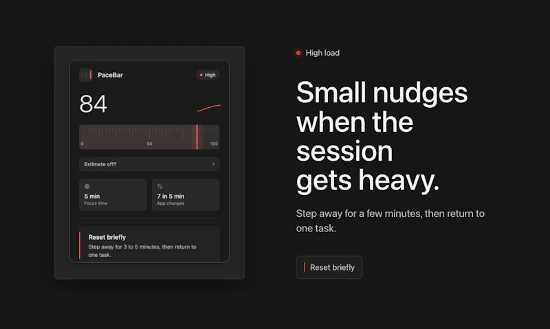 PaceBar screenshot 3