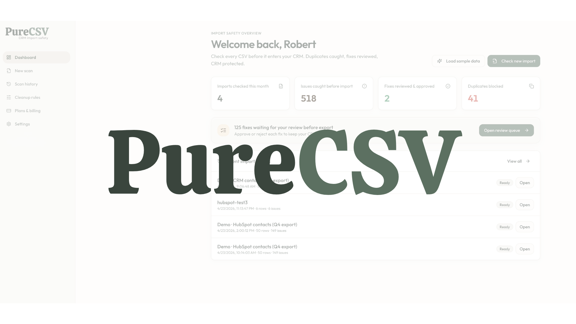 PureCSV gallery image