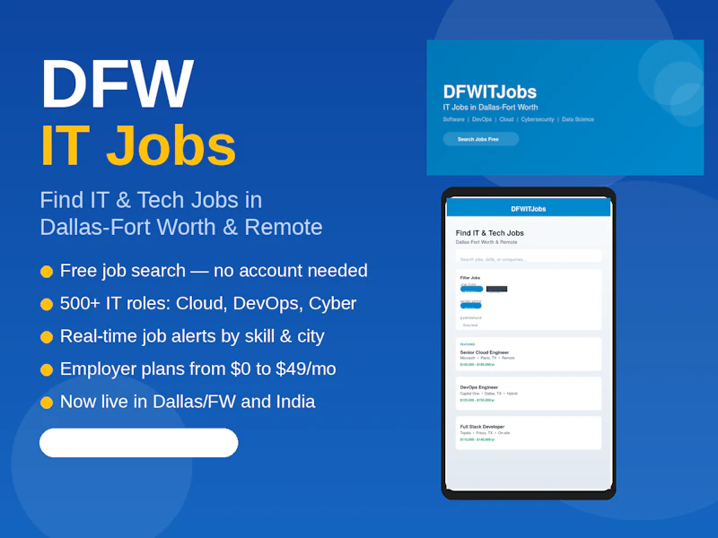 DFWITJobs screenshot 2