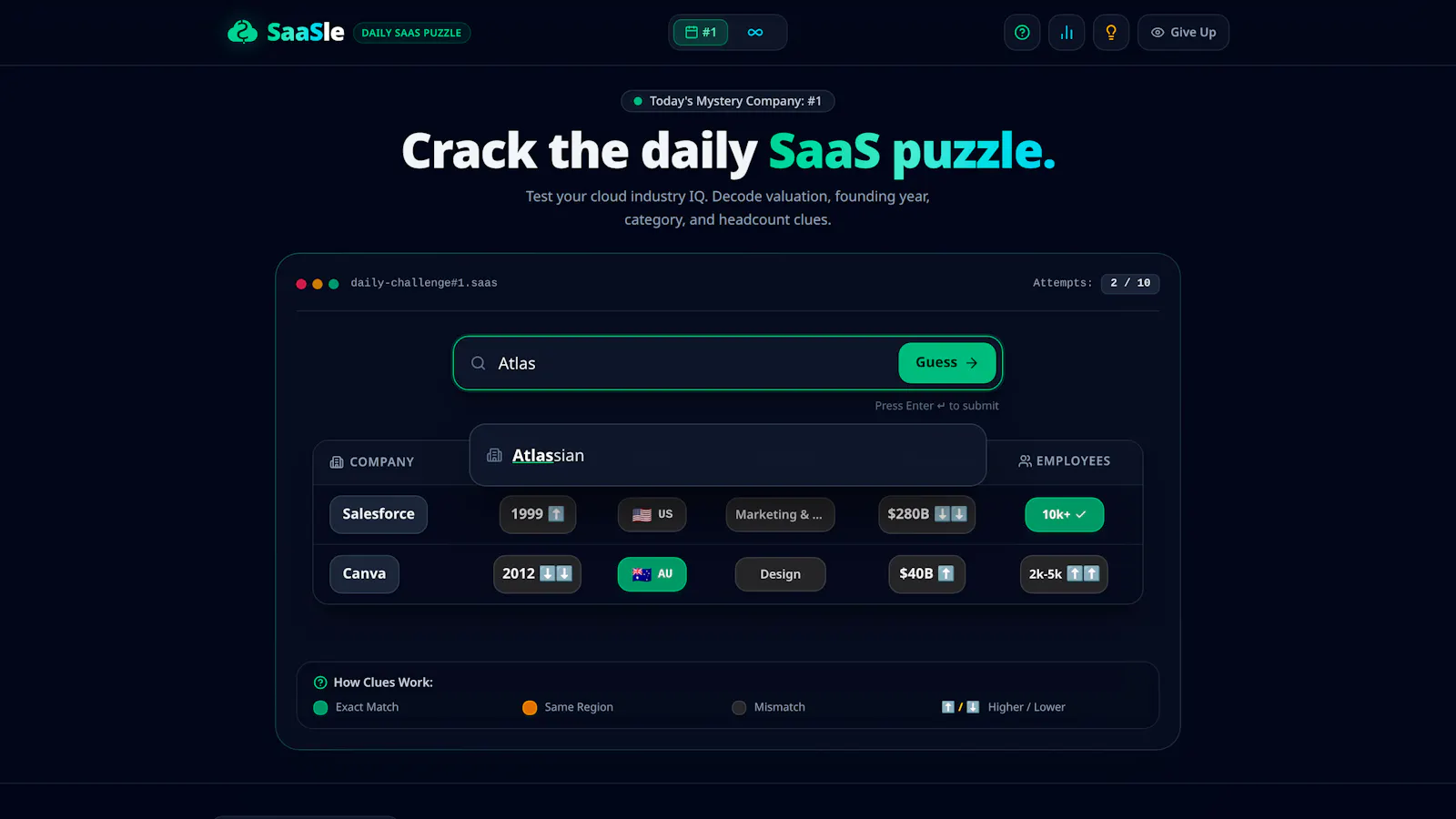SaaSle screenshot 1
