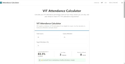 Attendance Calculator gallery image