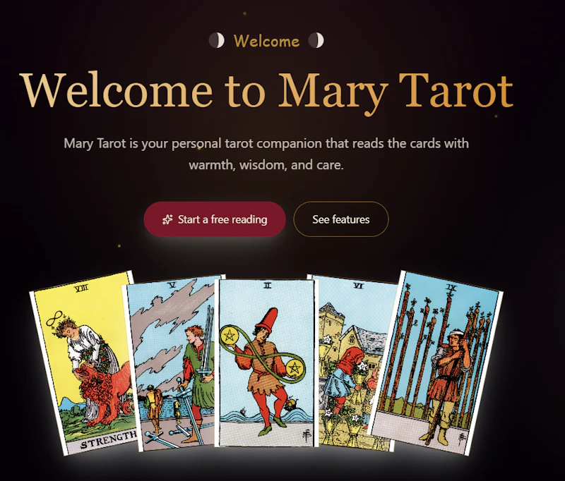 Mary Tarot screenshot 9