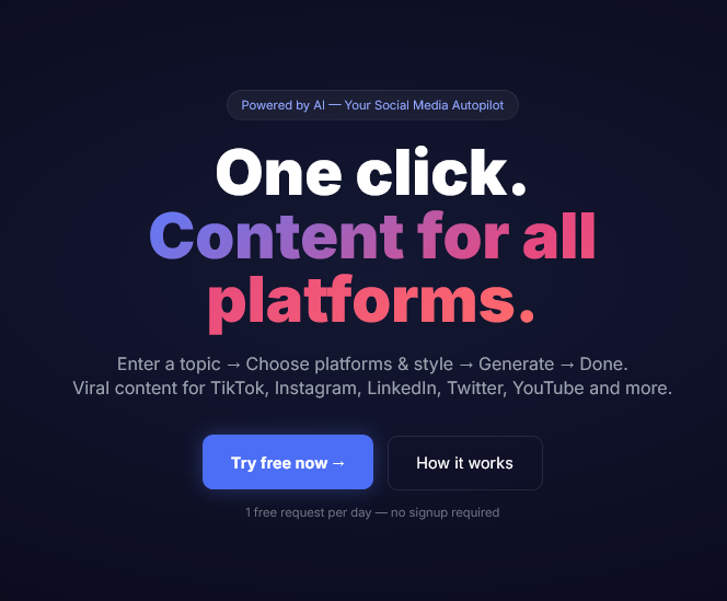 ViralWords.ai: content for all platforms media 1