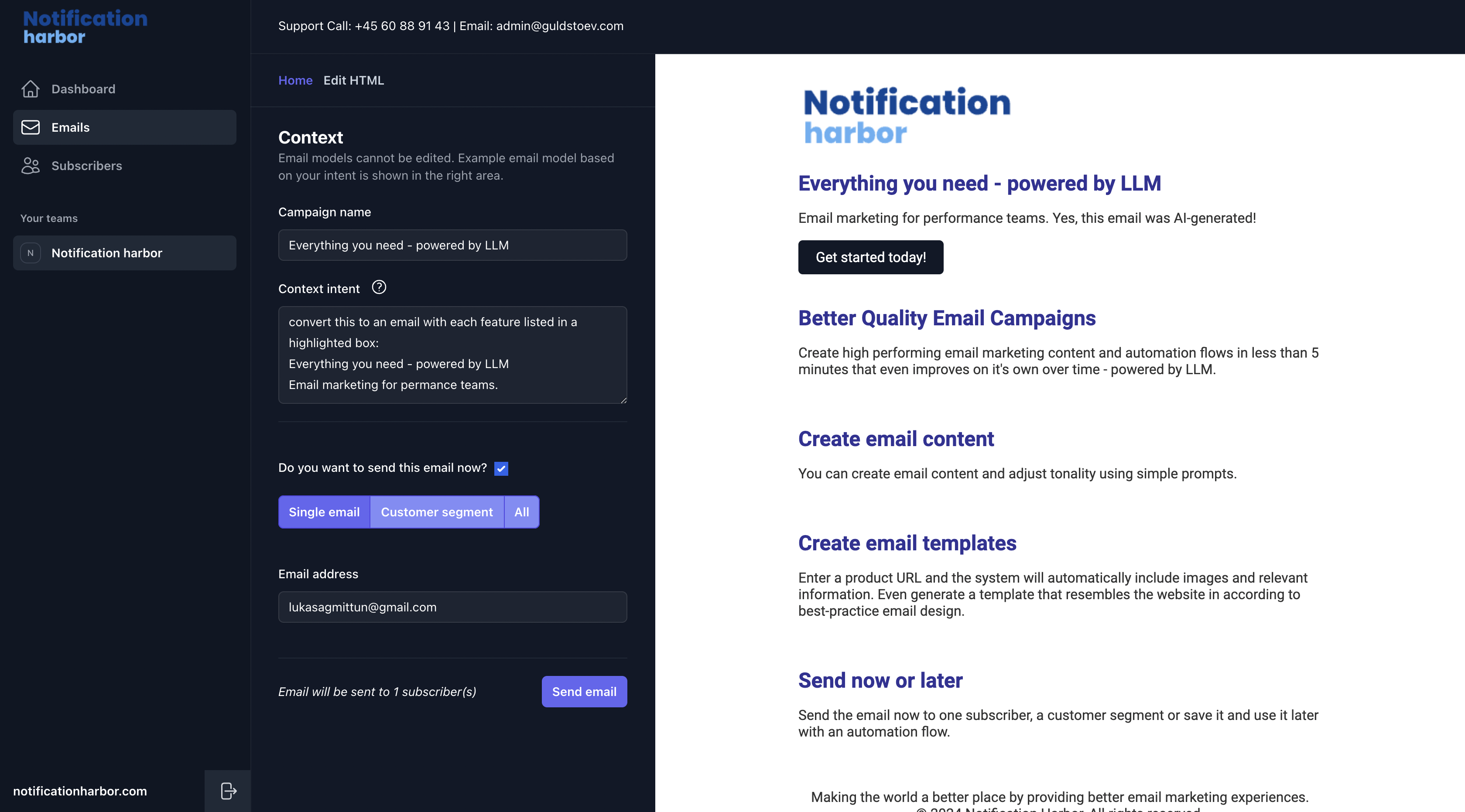 Notification Harbor gallery image