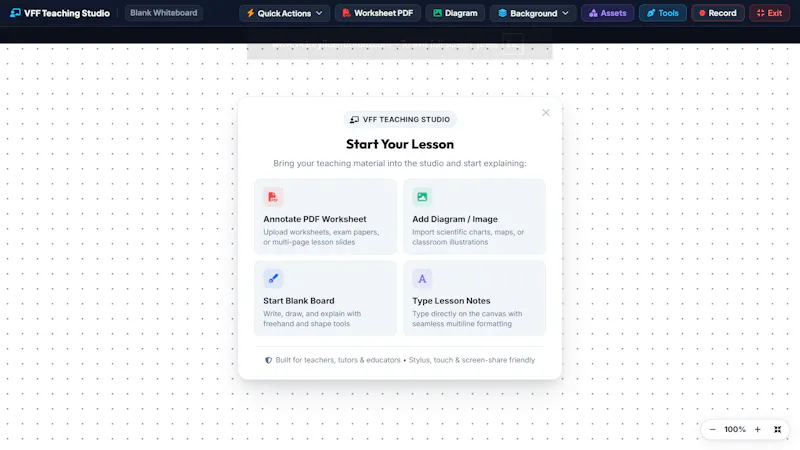 VFF Teaching Studio screenshot 3