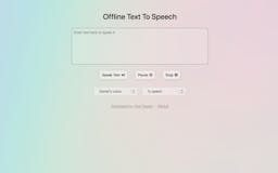 Offline Text To Speech media 1