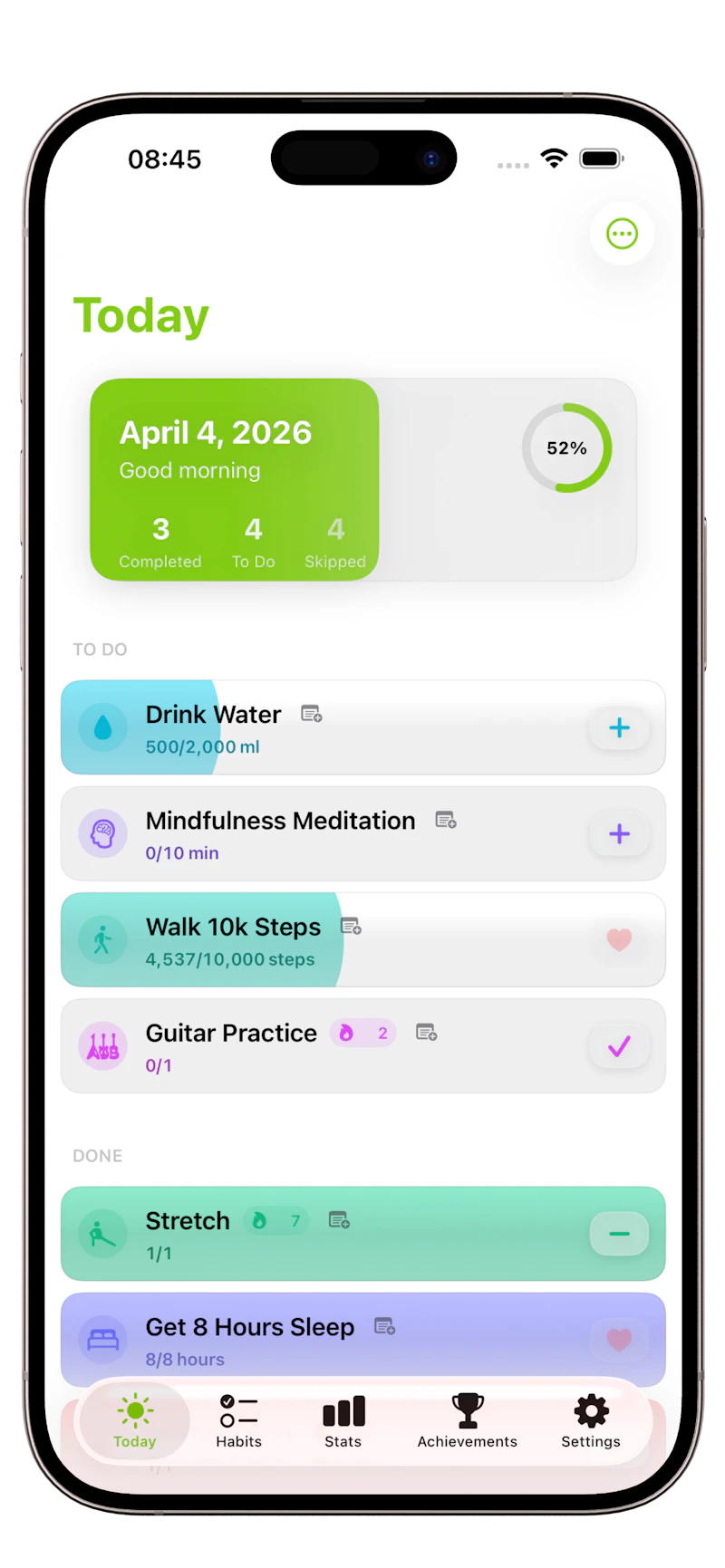 Grivus Habit Tracker screenshot 2