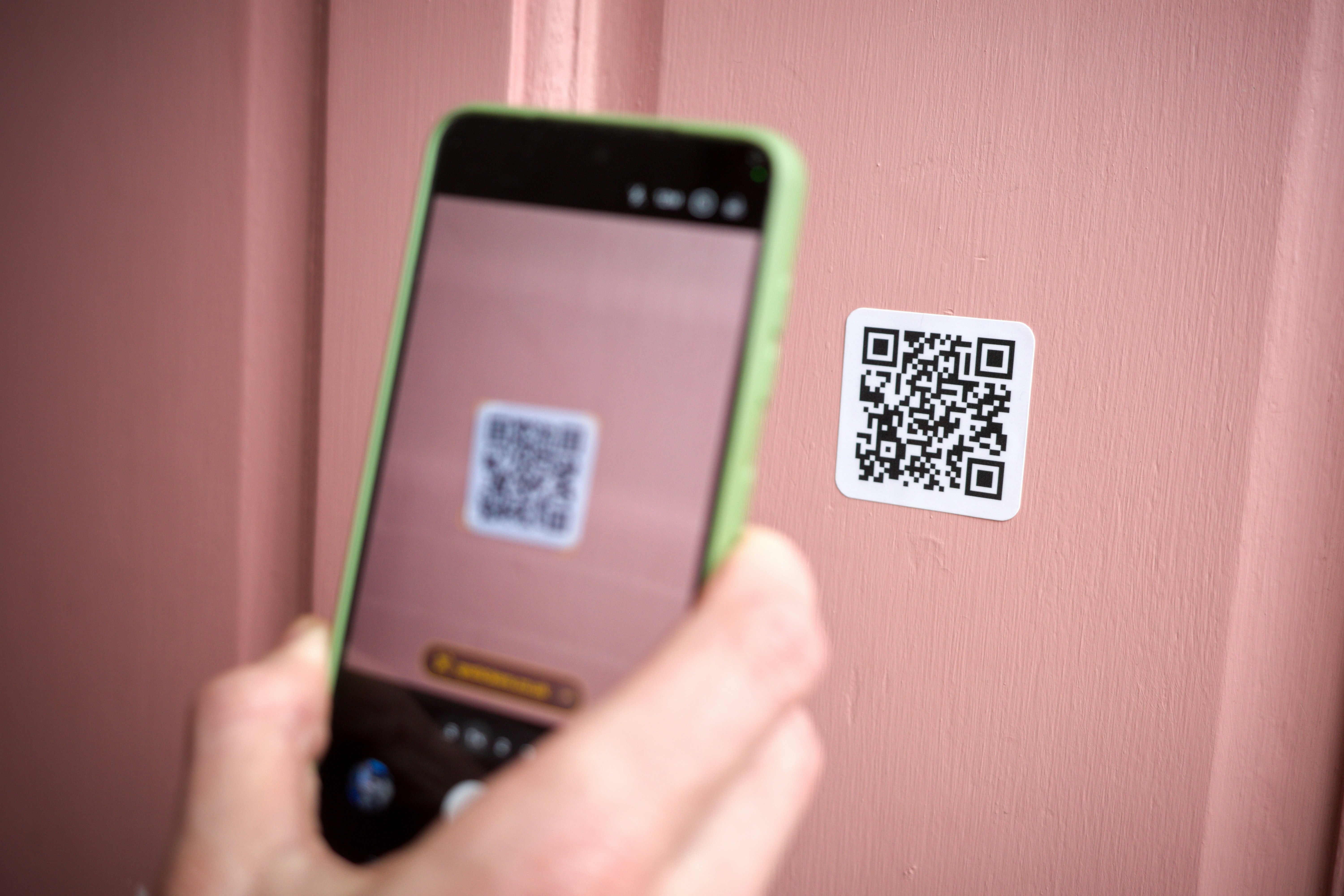 QR Stickers - Product Hunt launch logo and brand identity