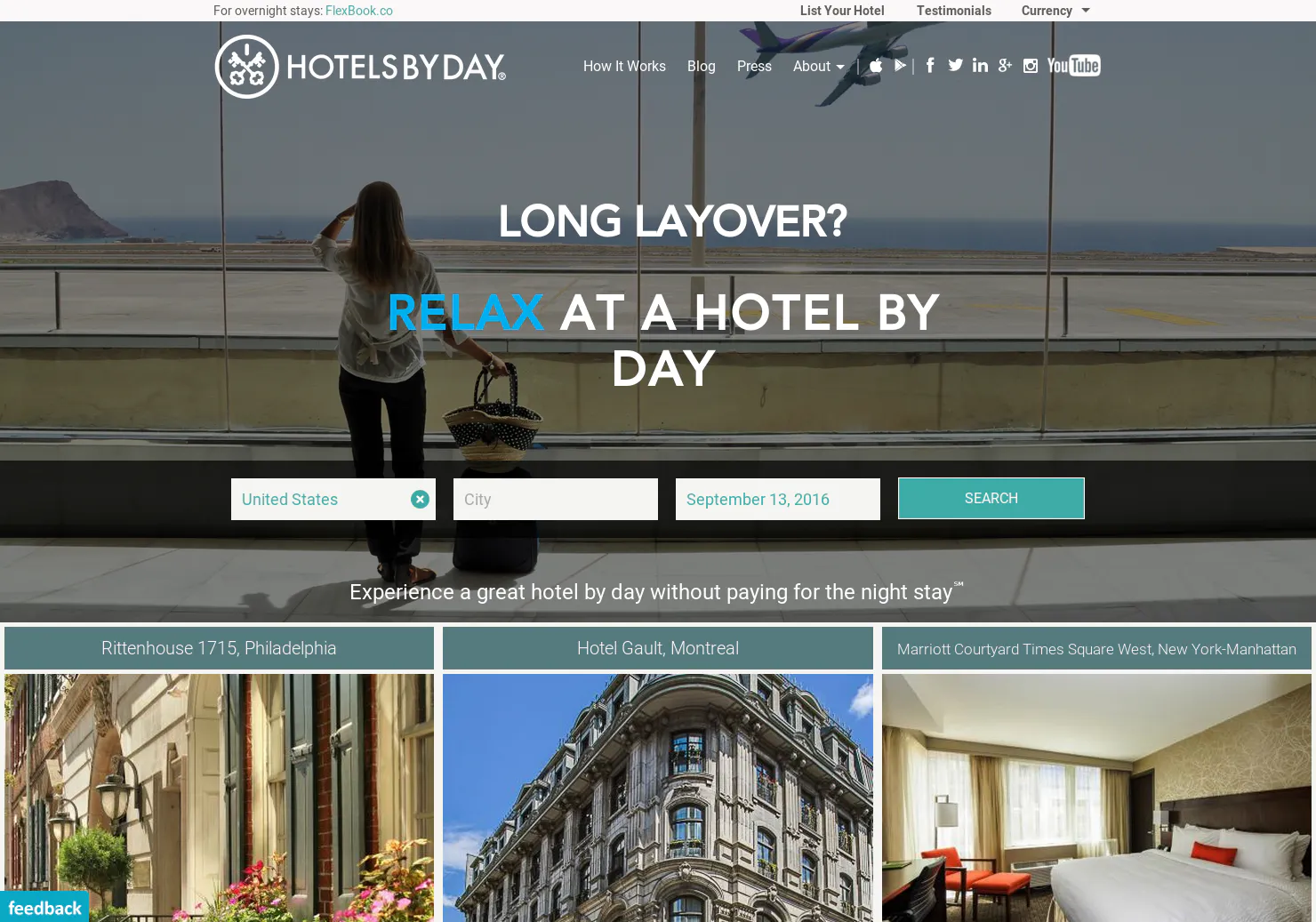 Hotels By Day