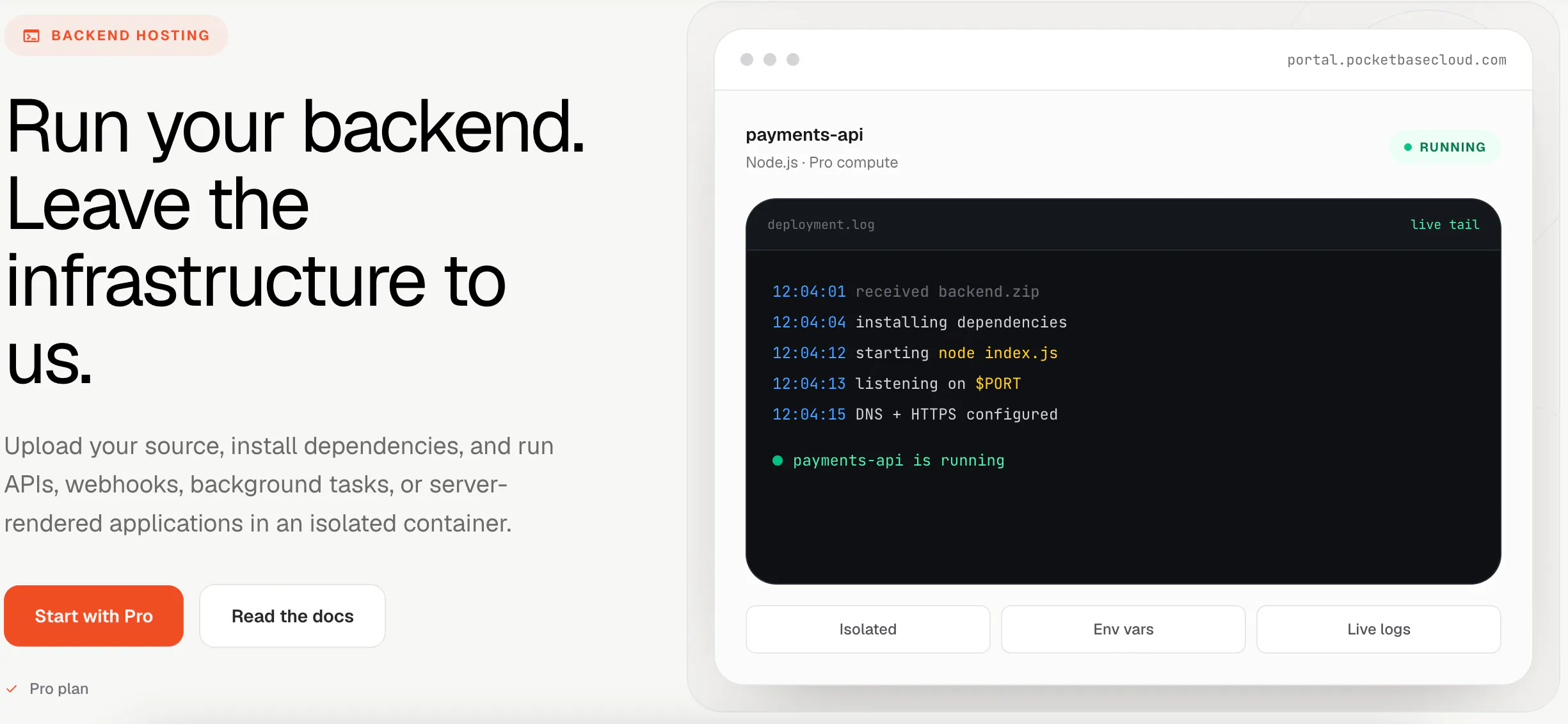 PocketBase Cloud gallery image