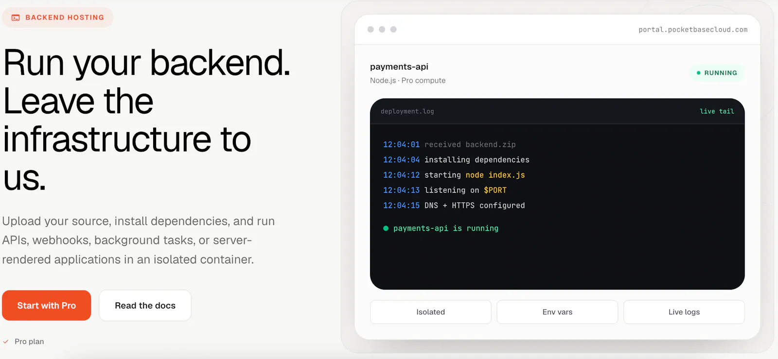 PocketBase Cloud screenshot 6