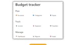 Budget Tracker in Notion image