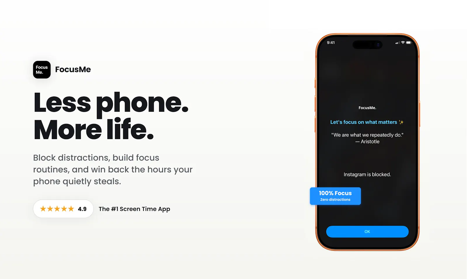 FocusMe screenshot 1