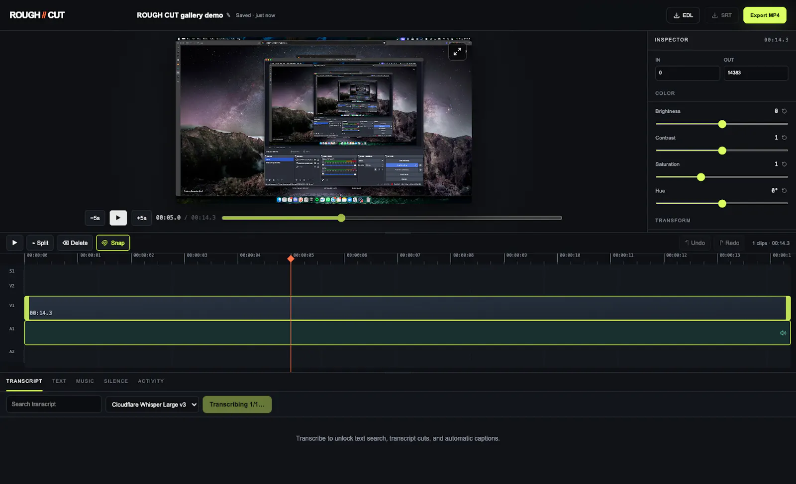 ROUGH//CUT screenshot 5