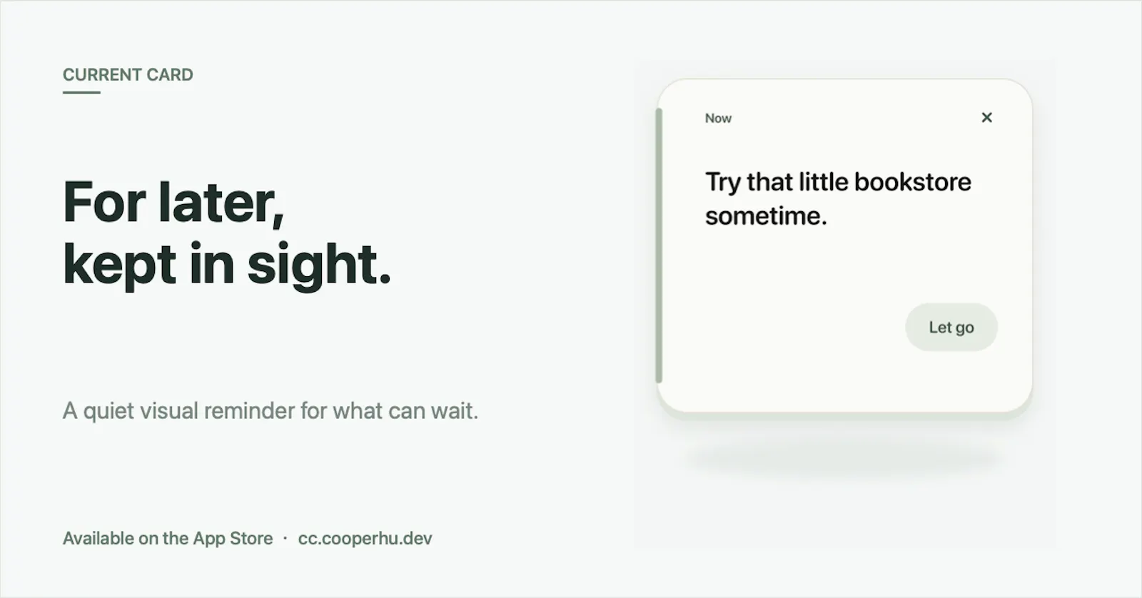 Current Card screenshot 2