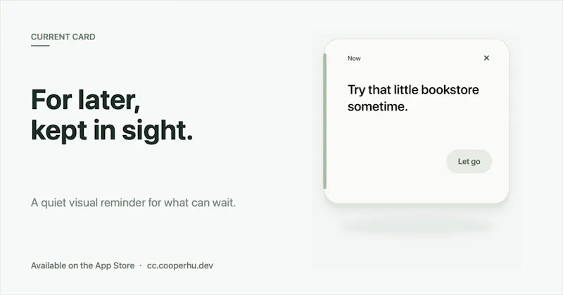Current Card screenshot 2