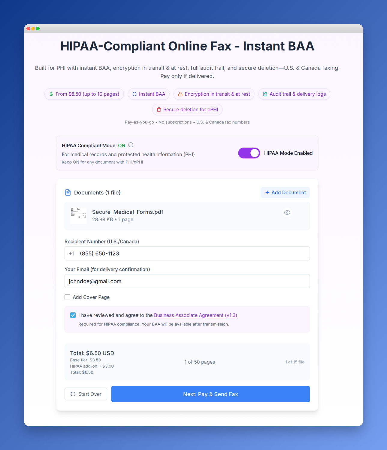OneFaxNow gallery image