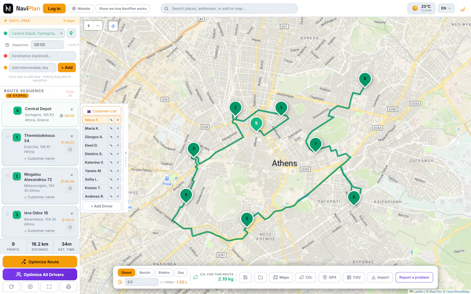 NaviPlan screenshot 2