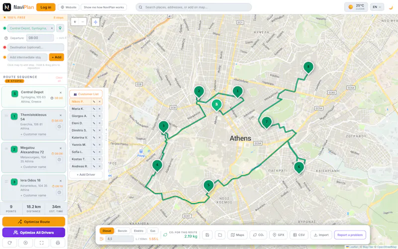 NaviPlan screenshot 2