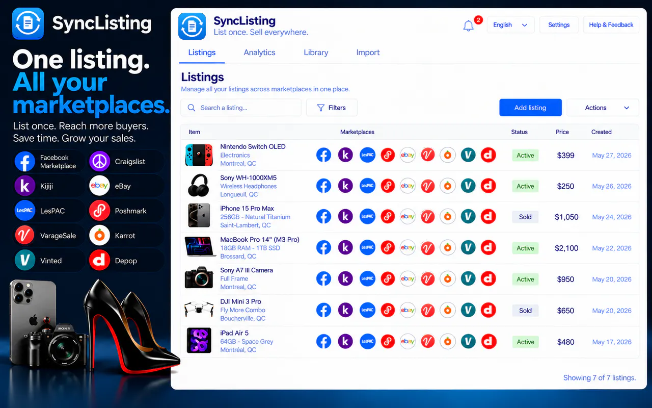 SyncListing – Cross-Listing for Chrome gallery image