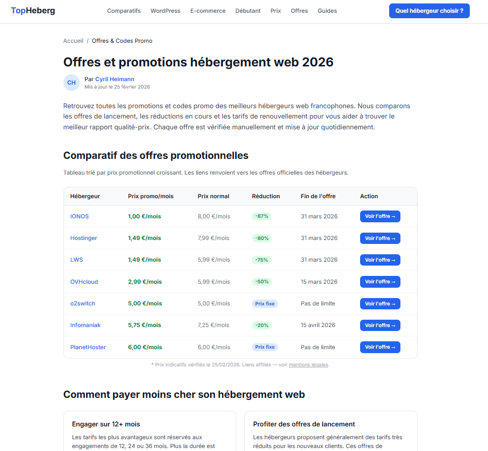 TopHeberg - Screenshot 4 showing product features and functionality