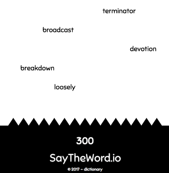 saytheword.io (Speech Recognition Game) gallery image