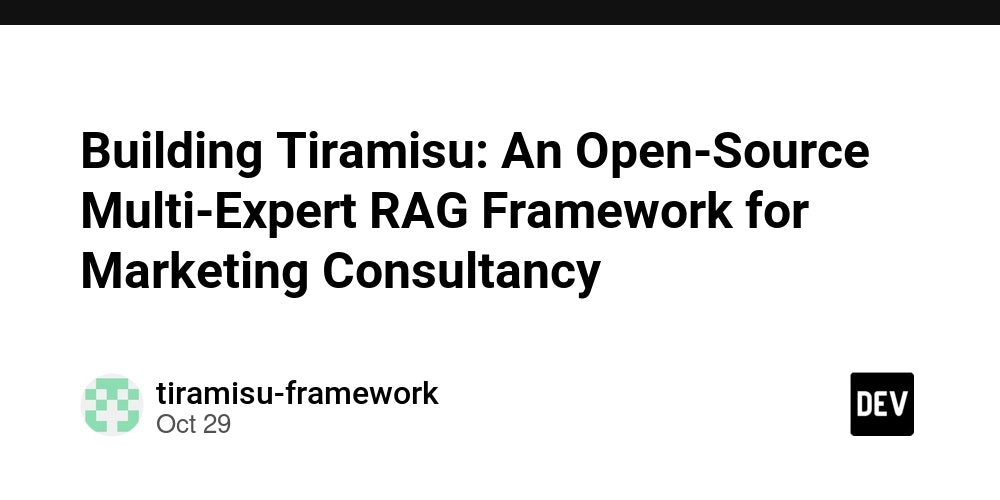 Tiramisu Framework - Main screenshot showing features and interface