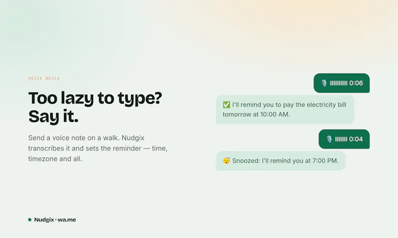 Nudgix screenshot 3