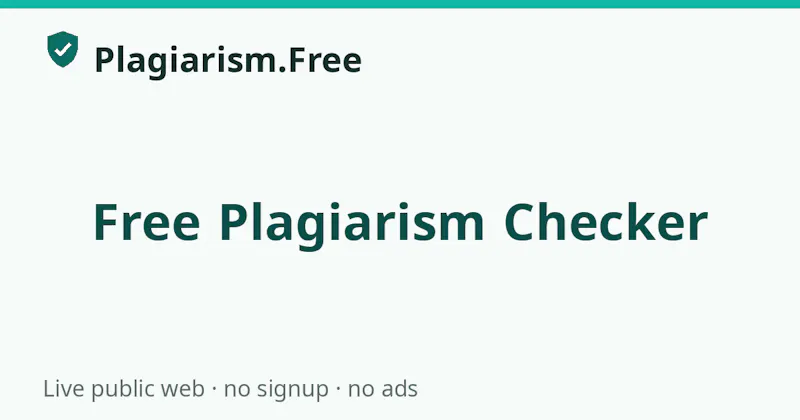 Plagiarism.Free screenshot 1
