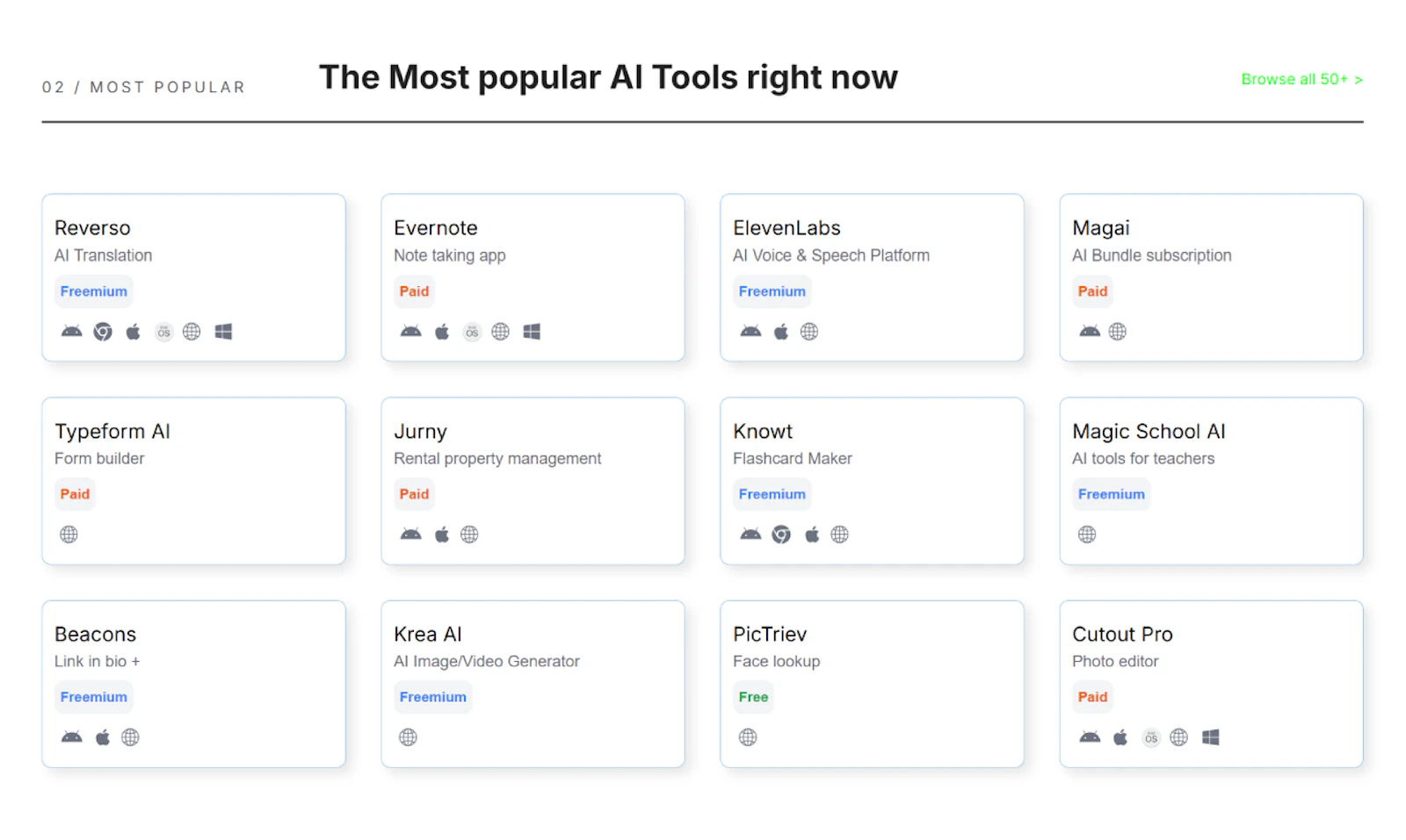 AI Tools Explorer screenshot 4