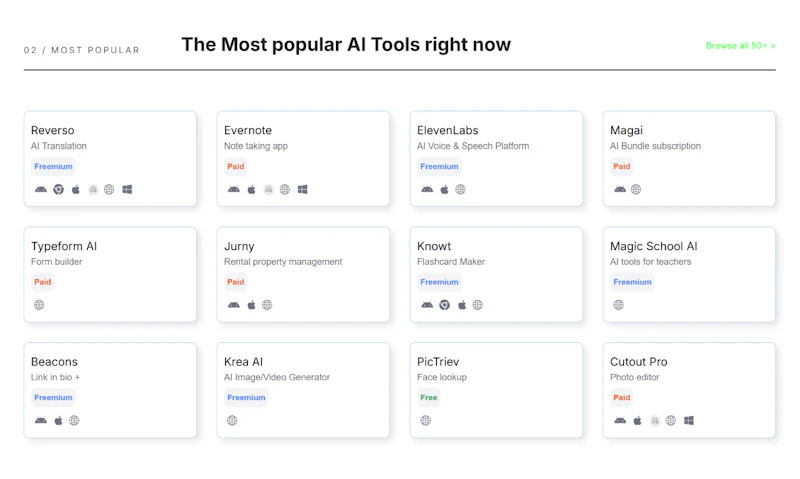 AI Tools Explorer screenshot 4