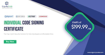 Individual Code Signing Certificates gallery image