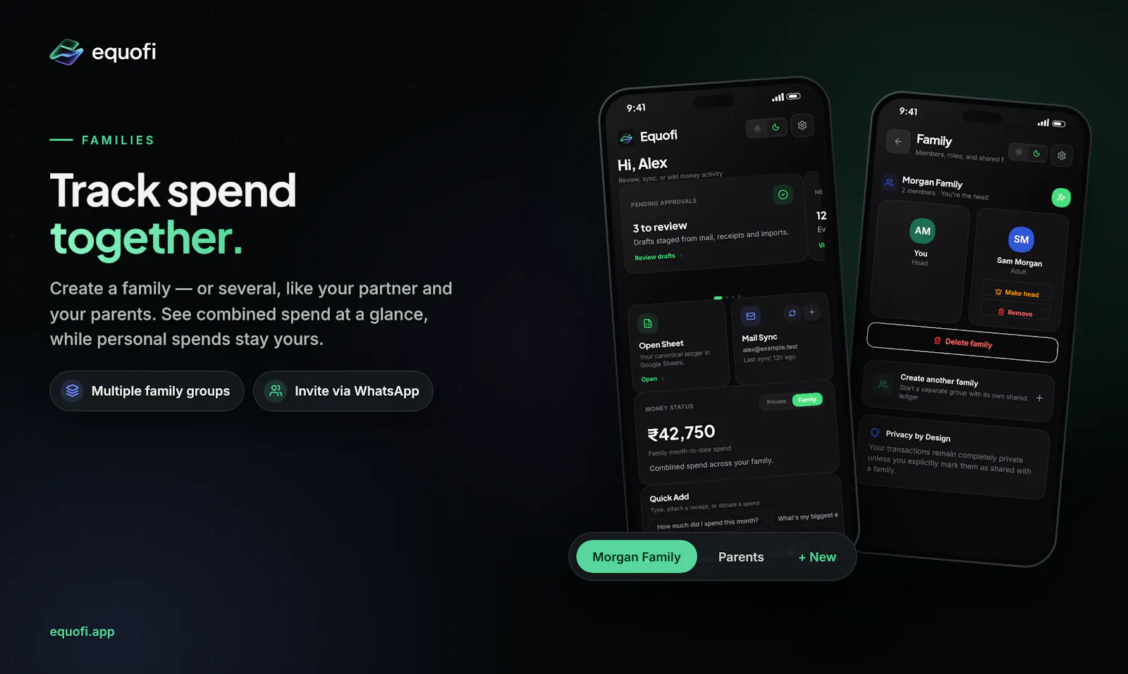 Equofi — Family Finance, Simplified screenshot 4