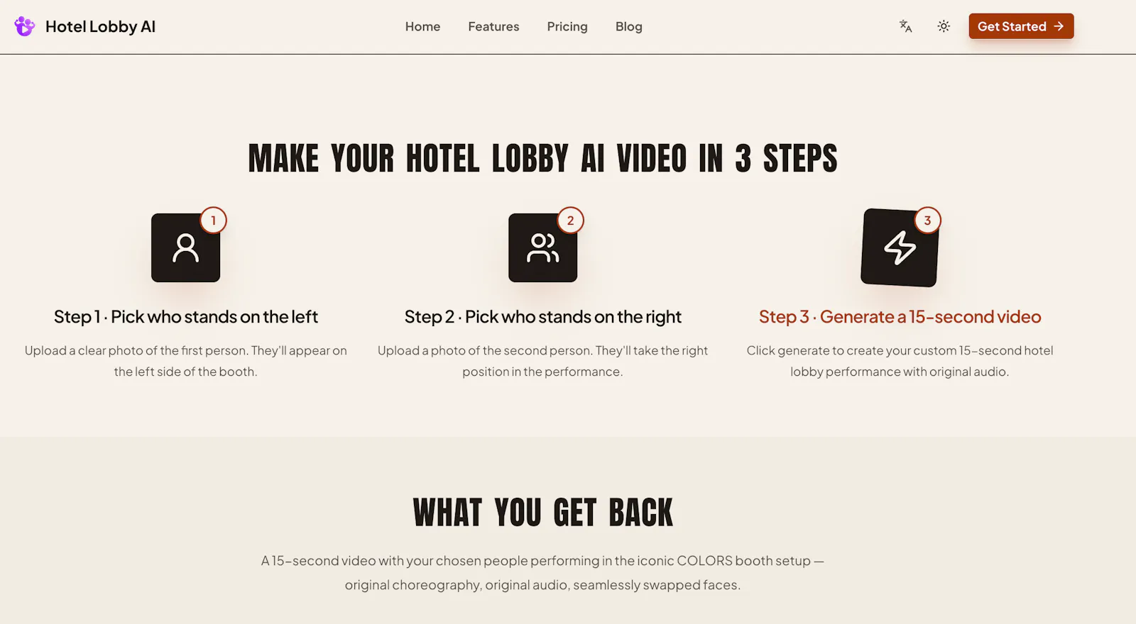 Hotel Lobby Ai Video Generator screenshot 2