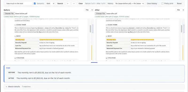 DiffFind screenshot 3