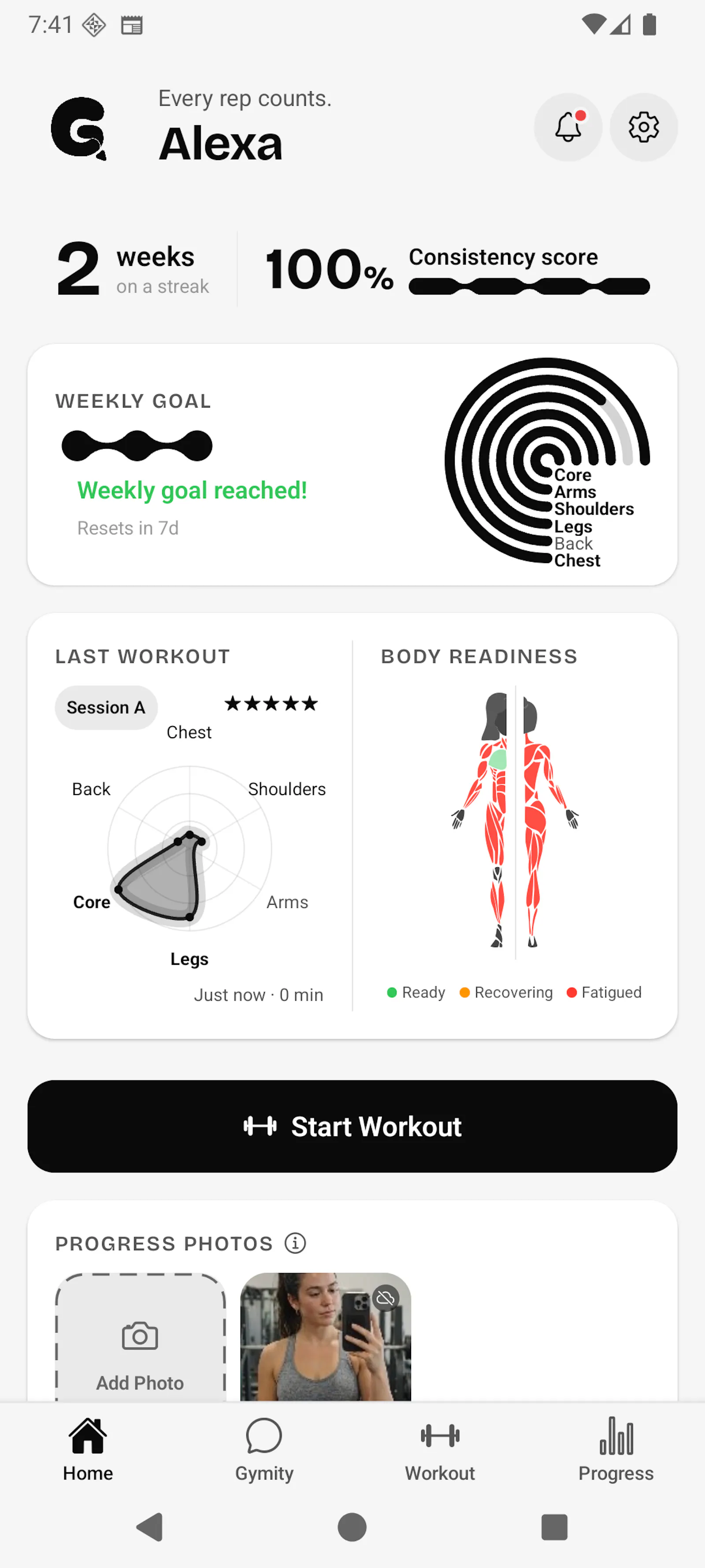Chatgymity: AI Fitness Companion screenshot 2