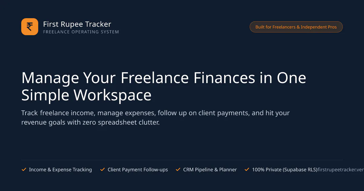 First Rupee Tracker gallery image