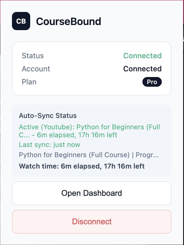CourseBound gallery image