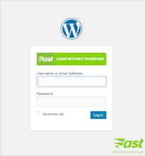 Fast Login on WordPress gallery image
