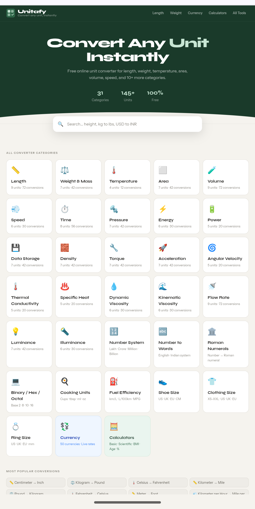Unitafy - Main product screenshot demonstrating key features and user interface