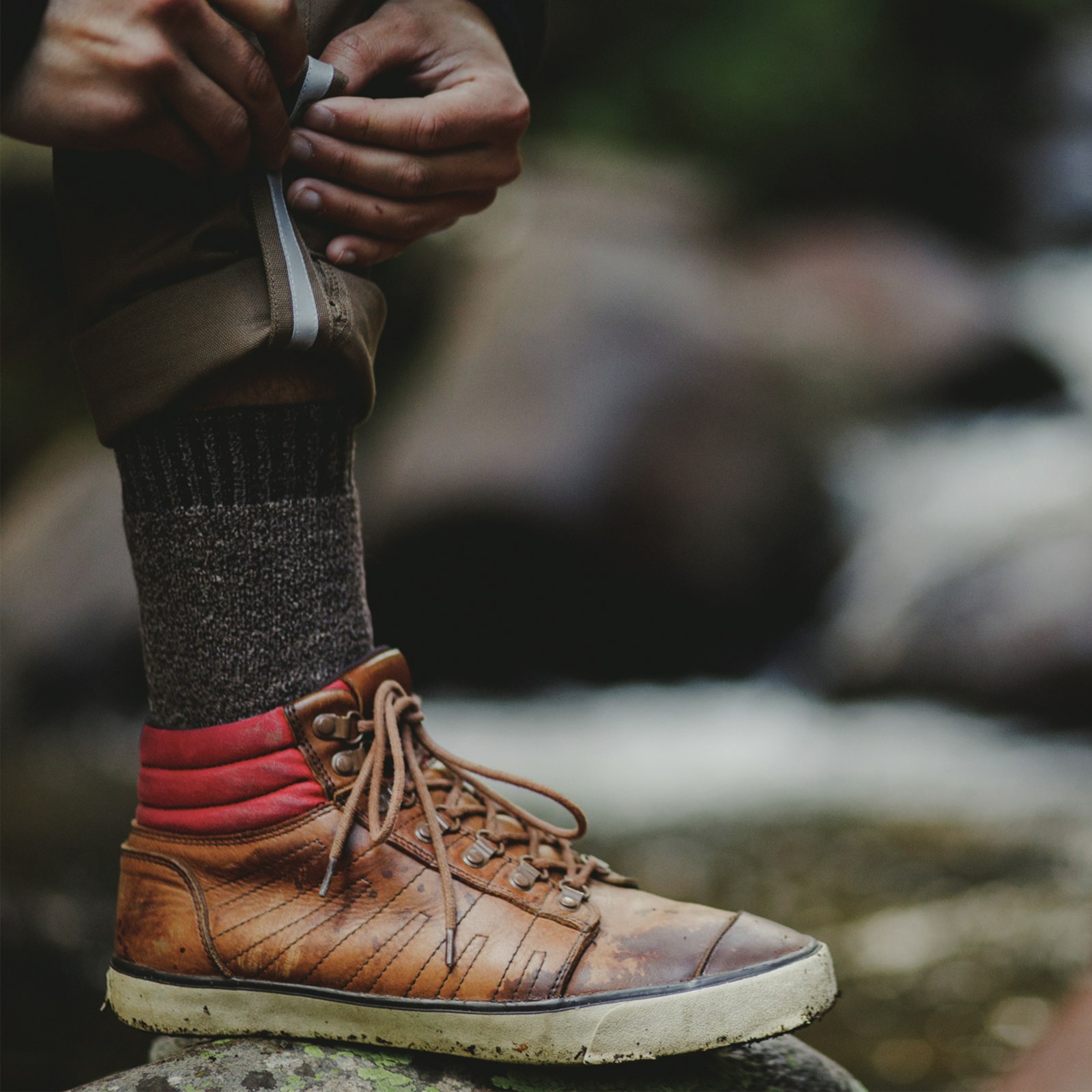 Hi-Wool Fleece & Flex Canvas Pants gallery image