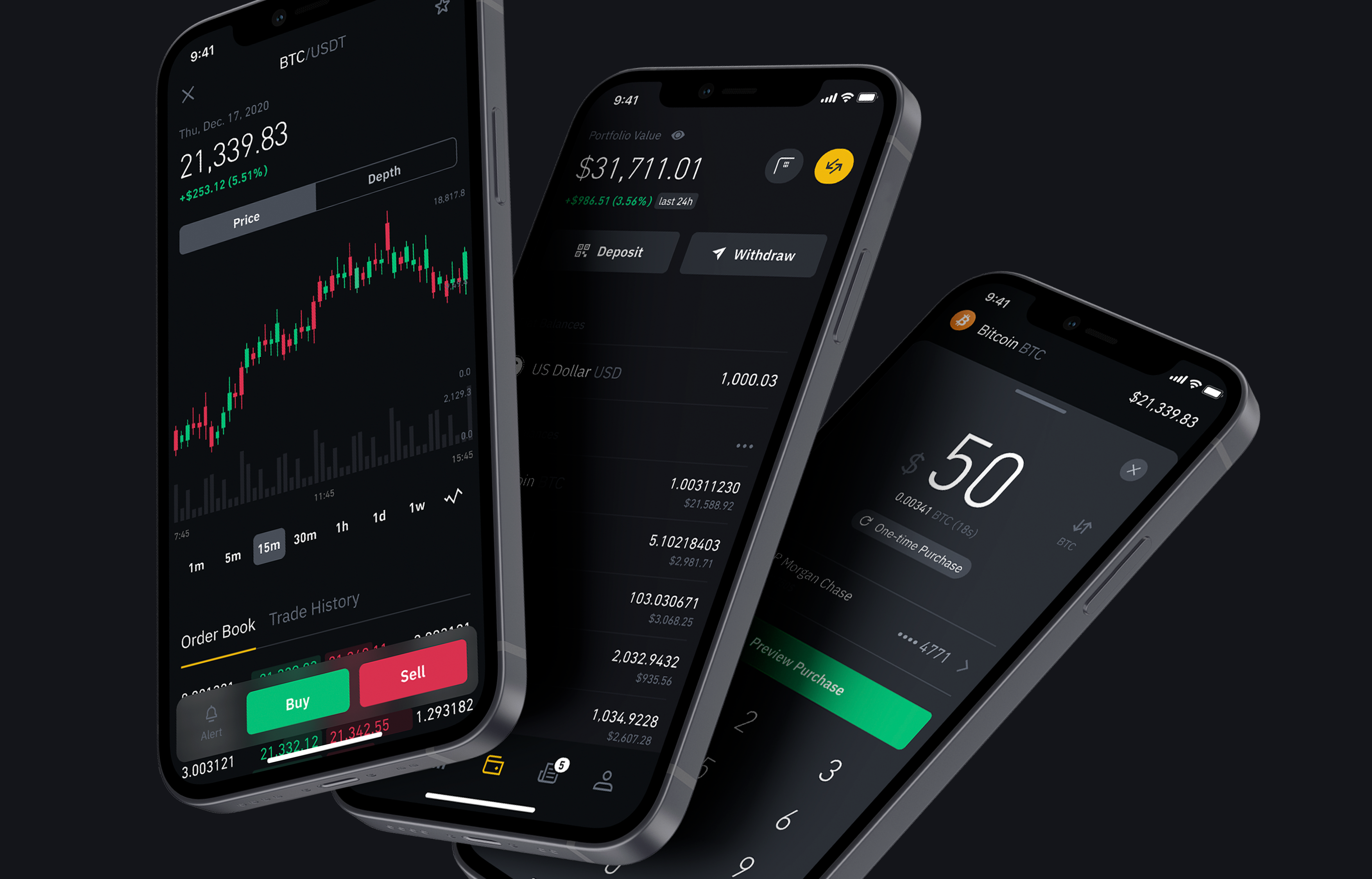Binance.US App 2.0 gallery image