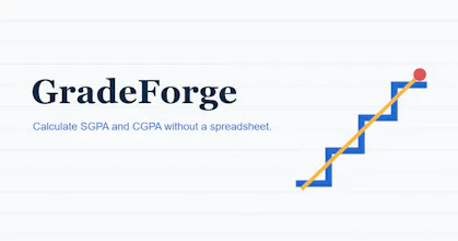GradeForge — SGPA and CGPA Calculator gallery image